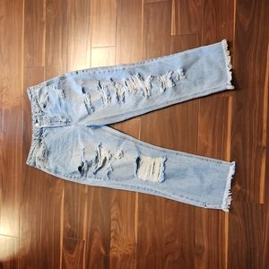 Vanilla Star 90's Boyfriend Jeans, size 9, in EUC! High-rise, button-fly